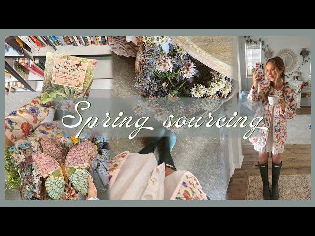 SPRING SHOP WITH ME | sourcing seasonal pieces for our home! 