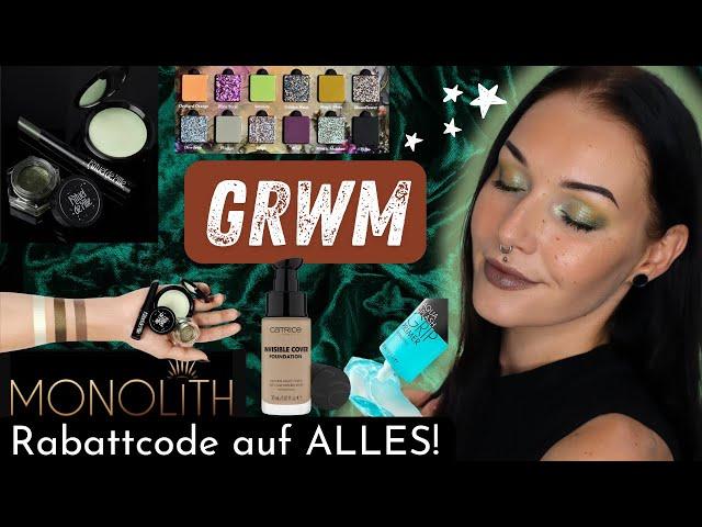 GRWM  Ensley Reign Flutter Palette I Catrice Invisible Cover Foundation I MONOLITH Rabattcode I RDF