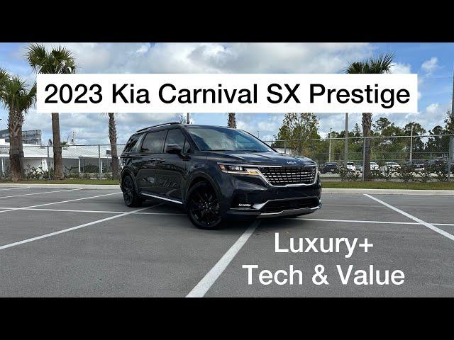 2023 Kia Carnival SX Prestige - The Coolest Minivan Money Can Buy