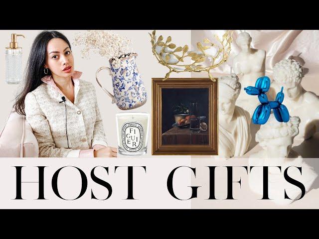 Last minute hostess gift ideas, host gift etiquette & what NOT TO GIVE