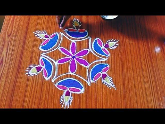 RangRangoli ️ Diwali 🪔 festival rangoli letest design new Rangoli Diwali special  beautifulrangoli