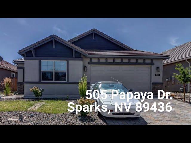 505 Papaya Dr. Sparks, NV 89436 | Nevada Homes for Sale