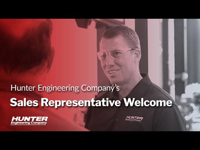 Hunter Engineering - Sales Representative - Welcome