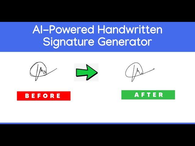 AI Signature Generator