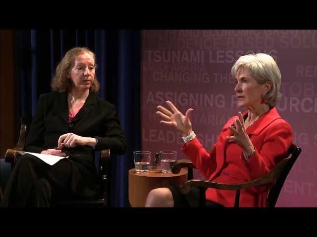 A Conversation with Kathleen Sebelius, U.S. Secretary of Health and Human Services