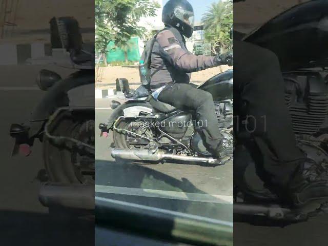 Royal enfield 650 cruiser spotted