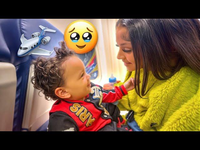 JC GOT ON A PLANE FOR THE FIRST TIME! | Vlogmas Day 7