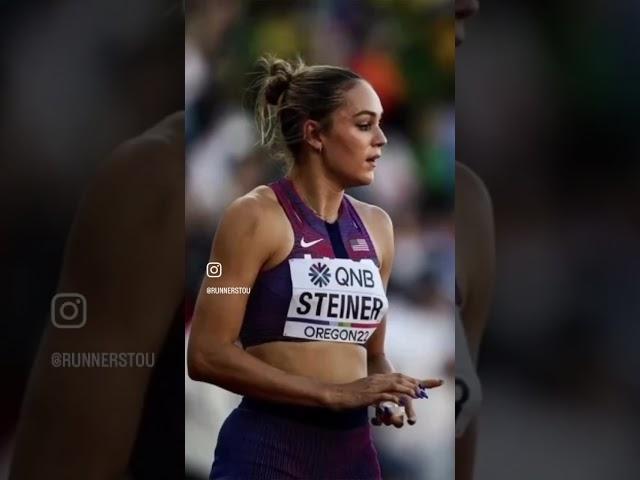 Abby Steiner - the track and field World can’t get enough of her.