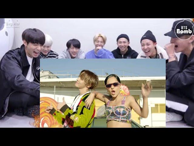 BTS reaction j-hope 'Chicken Noodle Soup (feat. Becky G)' MV