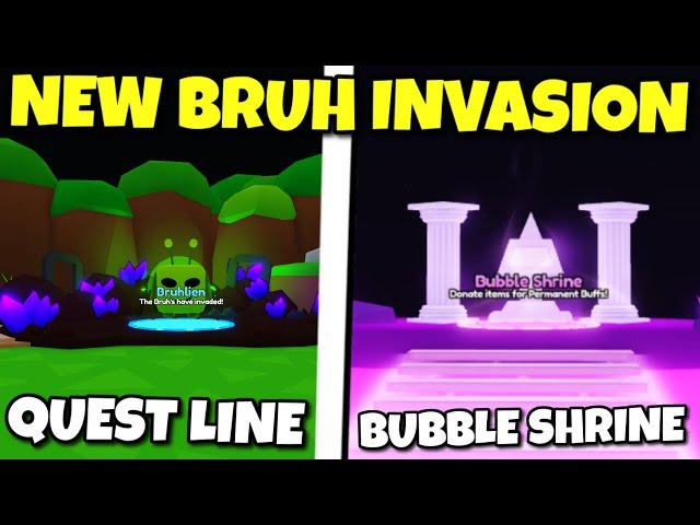 New BRUH INVASION Update OUT NOW In Bubble Gum Simulator INFINITY