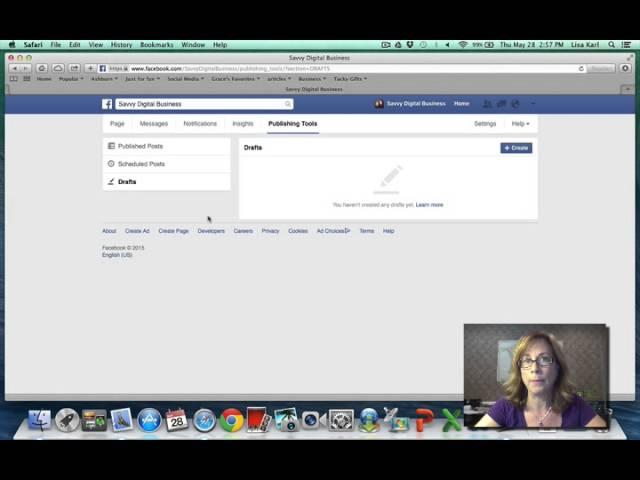 Facebook Publishing Tools--Savvy Digital Business