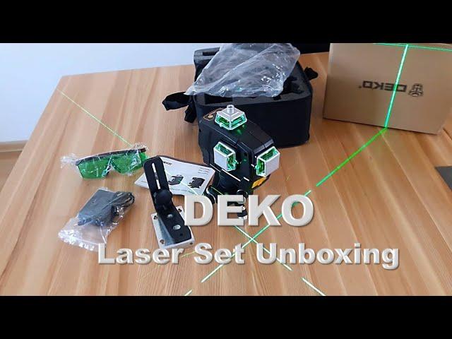 Deko Laser 3D Green Set Unboxing and Review