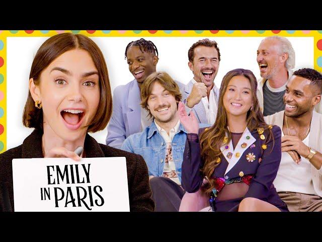 'Emily in Paris' Cast Test How Well They Know Each Other | Vanity Fair