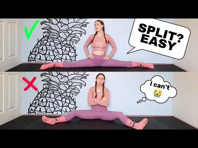 GET YOUR SPLITS IN 5 MIN | EASY SPLITS WORKOUT #splits #gymnastics #homeworkout #stretching