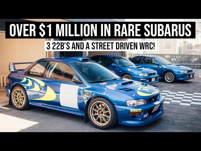 The Daily Driven Subaru WRC Rally Car and Insane Garage Home Collection (3 22B's!)