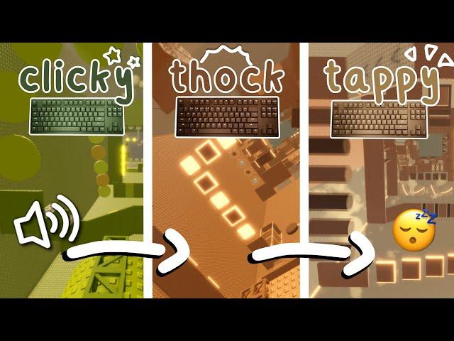 (roblox asmr ) I SWITCH KEYBOARDS EVERY TOWER.. [tower of coffee]