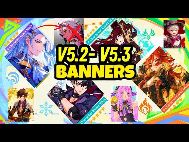 NEW UPDATE! 5.2-5.3 CHARACTER BANNER ROADMAP! PYRO TRAVELER, CHRONICLED BANNER - Genshin Impact