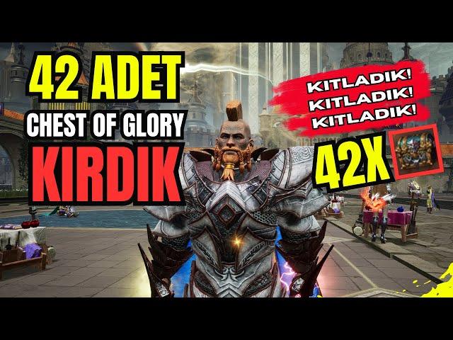 RİSE ONLİNE 42 ADET CHEST OF GLORY KIRDIM | BİRİKTİRDİĞİMİZE DEĞDİ | PENDANTI KITLADIK