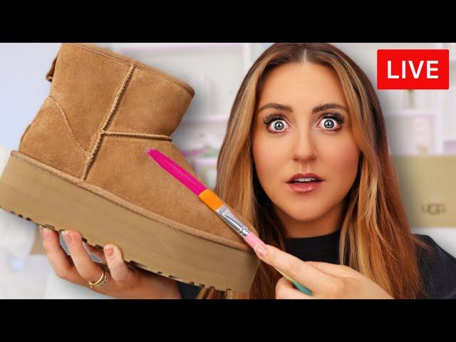 Customizing UGGS and Giving them Away!  LIVE EXPERIENCE 