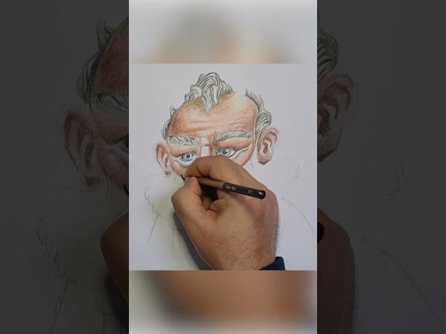 Guillermo del Toro's Pinocchio| Geppetto  #art #drawing #artvlog #edwardart #zeldaart #artprocess