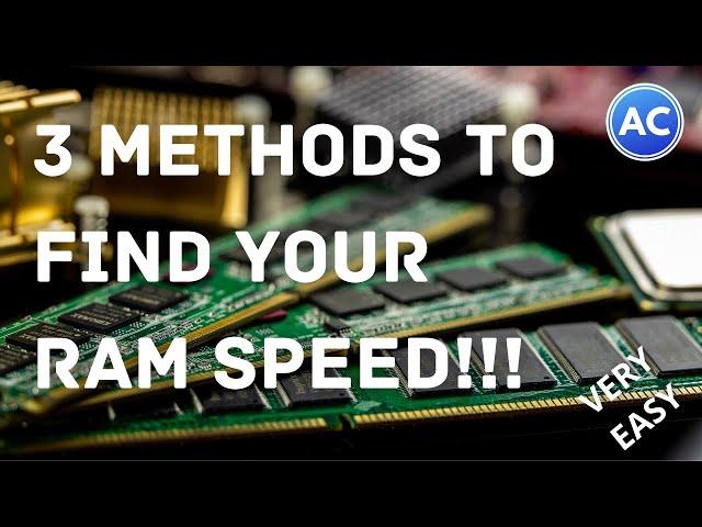 How to check you RAM speed easily | 3 methods to check RAM speed | easy tutorial | Abhicoder