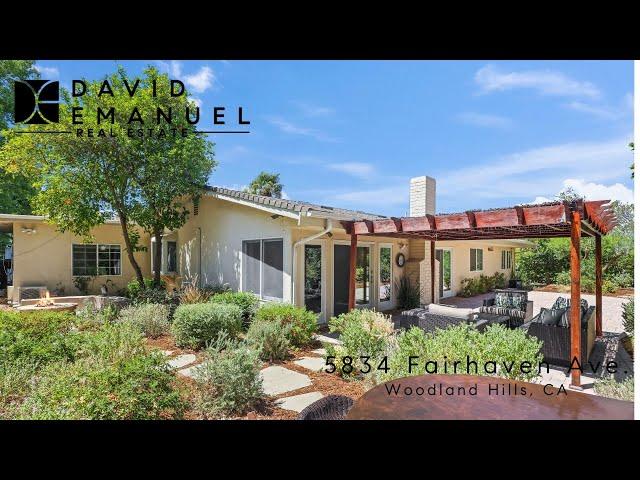 Woodland Hills, CA For Sale- 5826 Fairhaven Ave. Woodland Hills