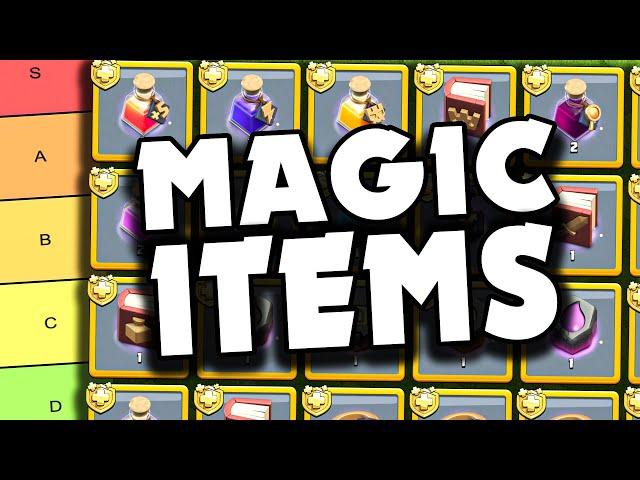 Ranking EVERY Magic Item in Clash of Clans #tierlist
