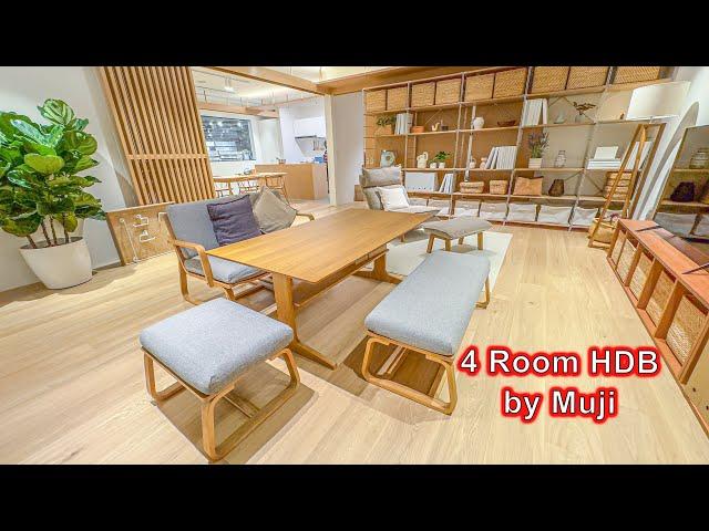 Muji Makeover: Transforming a 4-Room HDB Flat at Plaza Singapura new flagship store