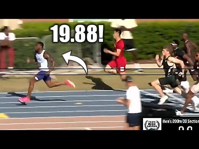 WORLD'S FASTEST 200 METERS JUST WENT DOWN! || 2024 Tom Jones Invite - Courtney Lindsey Dominates