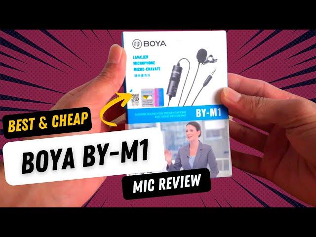 Boya By-M1 Mic Review - Best and Cheap Mic for 2022