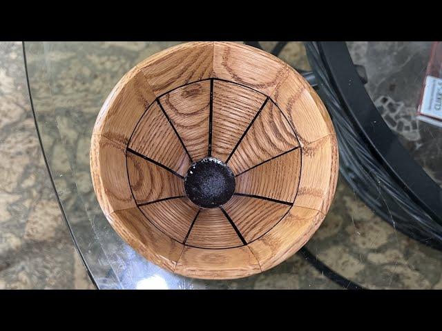 Woodturning Random Angle Miter Bowls - Tapered Stave Shortcut