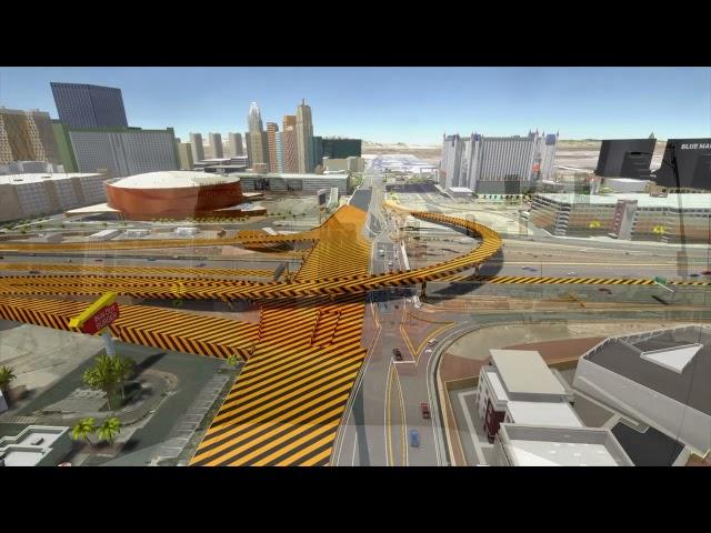 How to navigate the 'diverging diamond interchange' at Tropicana Ave.