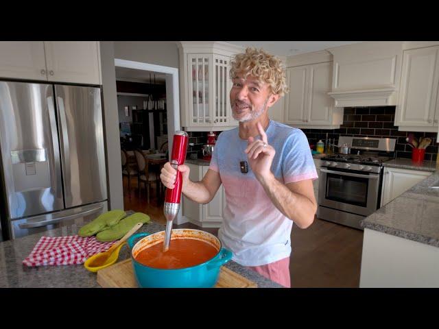 How to make the most delicious TOMATO SAUCE for future use | simple recipe