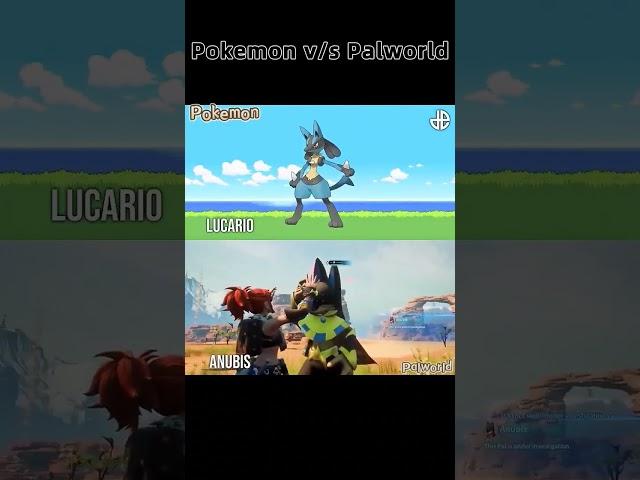 Palworld vs Pokemon (Comparison) #pokemom #vs  #palworld #comparison #shorts