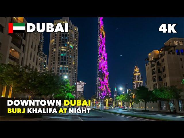 This is Downtown Dubai: Burj Khalifa at Night – A Must-Visit in 2024!