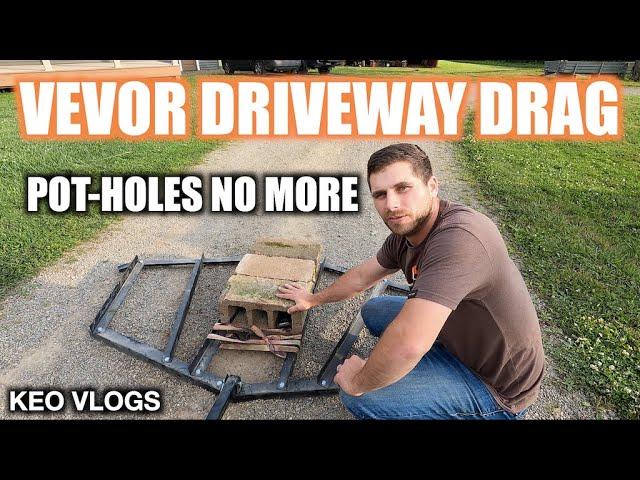 Vevor Driveway Drag To Fix Pot-Holes