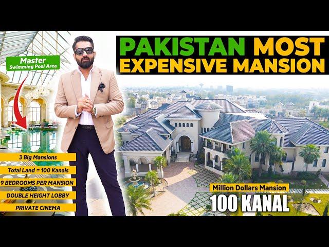 Pakistan Most Expensive house | Touring  Million Dollars Mega Mansion