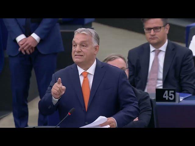 1ª risposta del Pres. Orbán in discussione sul Programma della Presidenza ungherese al Consiglio UE