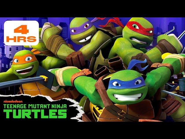 4+ Hour MARATHON of Ninja Turtles BEST Battles from Seasons 1, 2 & 3! | Teenage Mutant Ninja Turtles