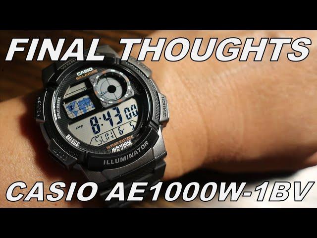 Casio AE1000W-1BV Final Thoughts