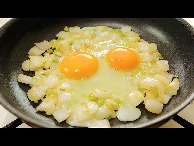 아침에 계란과 양파를 이렇게 드세요! 간단하고 맛있는 한끼가 완성됩니다