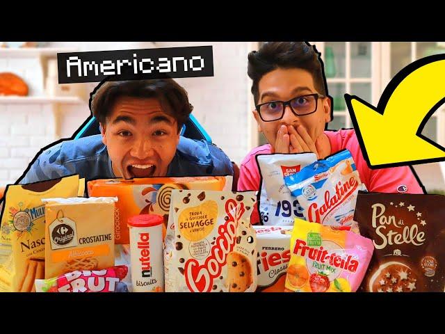 UN AMERICANO PROVA GLI SNACK ITALIANI PER LA PRIMA VOLTA!!