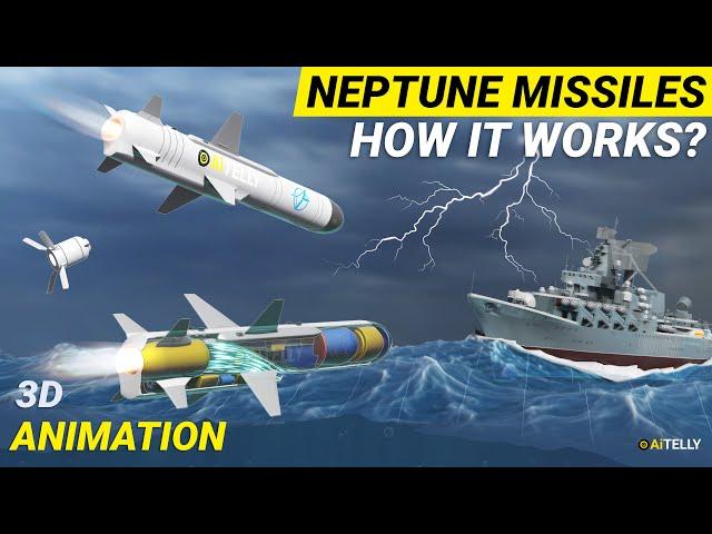 Neptune Missile How it Works | Ukraine Missile Vs Russian Cruiser Moskva Ship