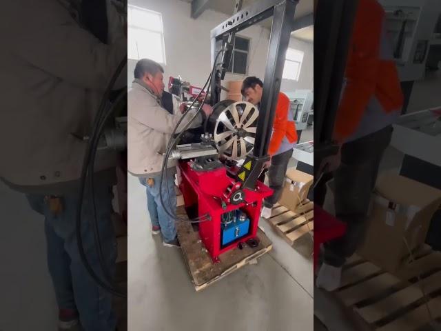 Full automatic High-Performance rim repaire machine Aluminum alloy wheel rounded repair equipment