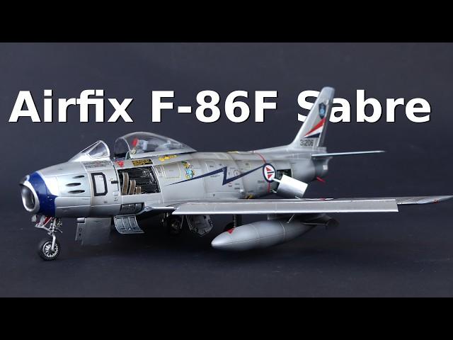 North American F-86F Sabre "Dennis" 1/48 (Airfix) with scratch built details. Build and final reveal