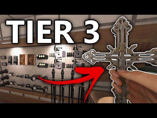 I Unlocked ALL the NEW Tier 3 Items and they are CRAZY POWERFUL - Phasmophobia New Update