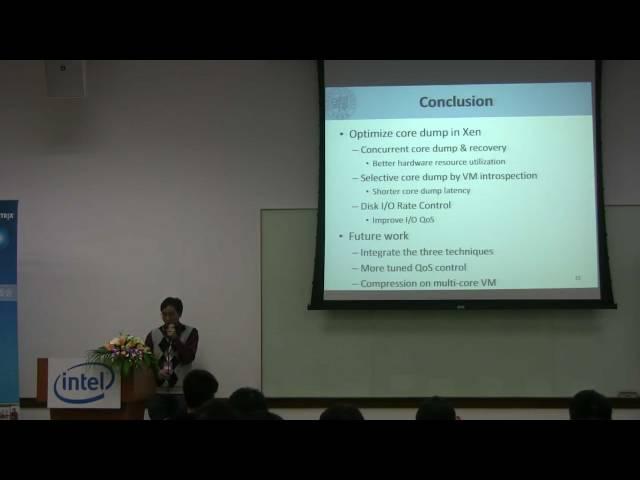 Xen Summit 2009 - Chen Haibo: Optimizing Crash Dump in Virtualized Environments 3/3