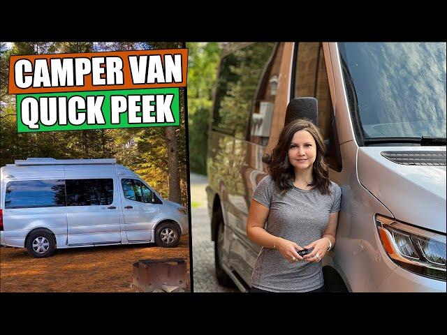 New Camper Van Quick Peek! - Roadtrek SS Agile