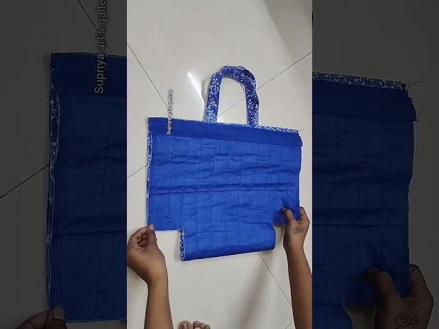 Easy lunch bag sewing tutorial #handmade #bagmaking #diy #reuseidea #shorts