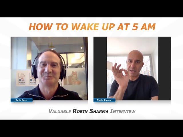 How to Wake Up at 5 AM | Valuable Robin Sharma Interview